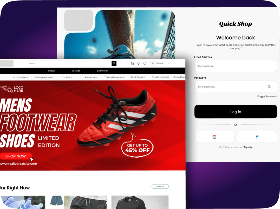 Sports ecommerce